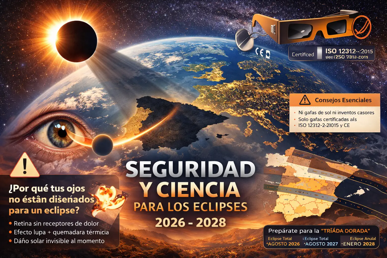 Seguridad para observar eclipses solares